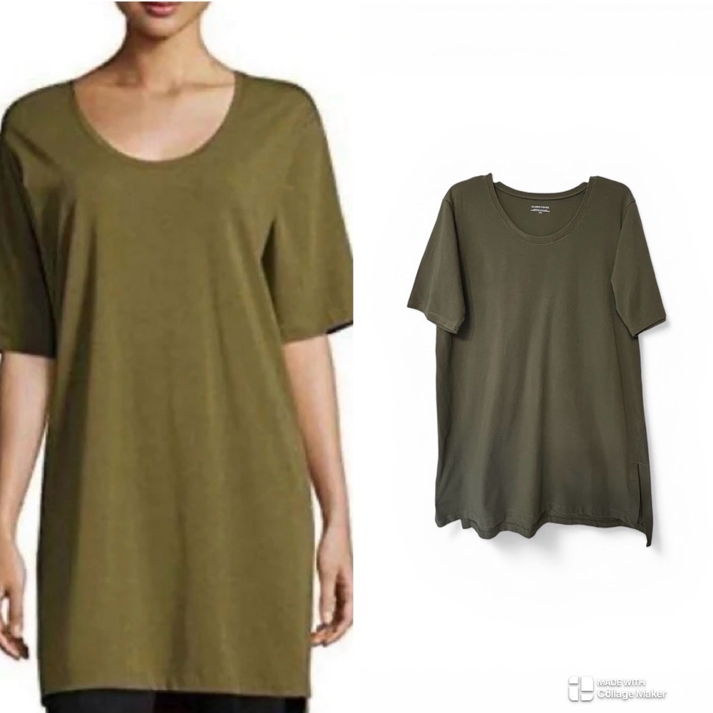 Eileen Fisher organic cotton tunic dress